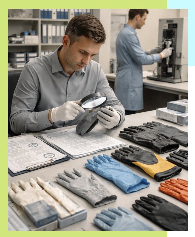 Сертификация перчаток и средств защиты продукции в Краснотурьинске