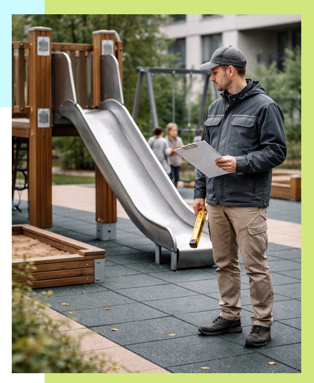 Сертификация детских площадок в Краснотурьинске от 26583 р. | Алешин-Кту