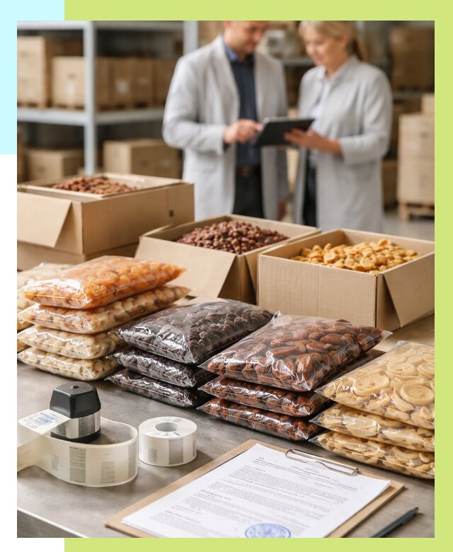 Сертификация сухофруктов в Краснотурьинске от 12760 р. | Алешин-Кту под ключ