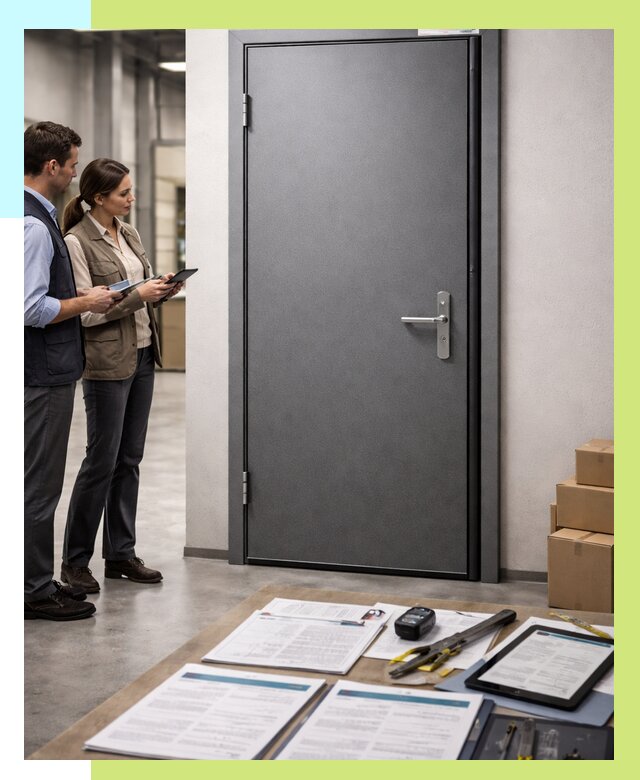 Сертификация противопожарных дверей в Краснотурьинске от 9570 р. | Алешин-Кту