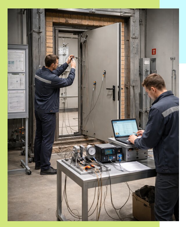 Сертификация противопожарных дверей в Краснотурьинске по ГОСТ и ТР