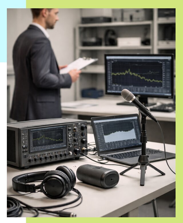 Сертификация аудиотехники в Краснотурьинске от 15950 р., Алешин-Кту