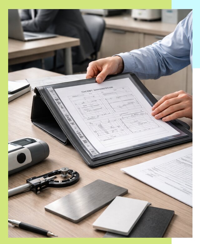 Оформление паспорта материала для продукции в Краснотурьинске