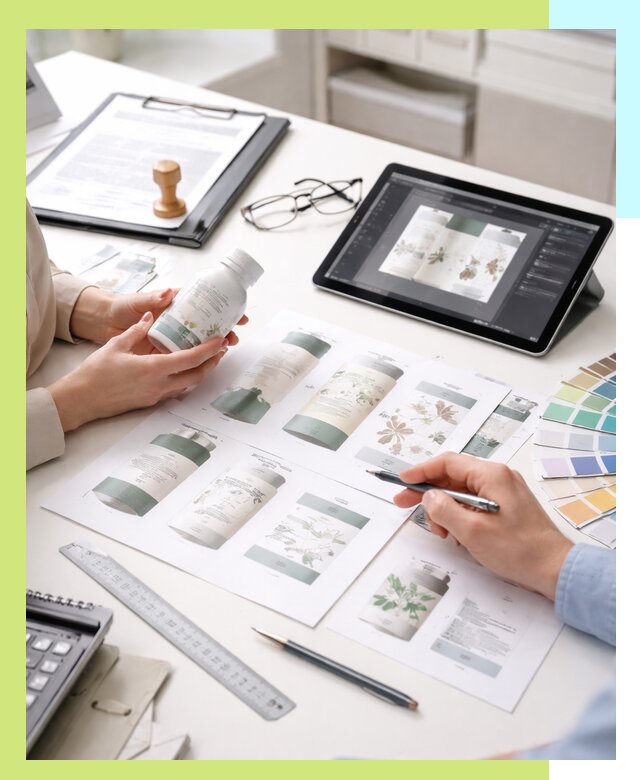 Профессиональная разработка дизайна и текста этикетки продукции в Краснотурьинске