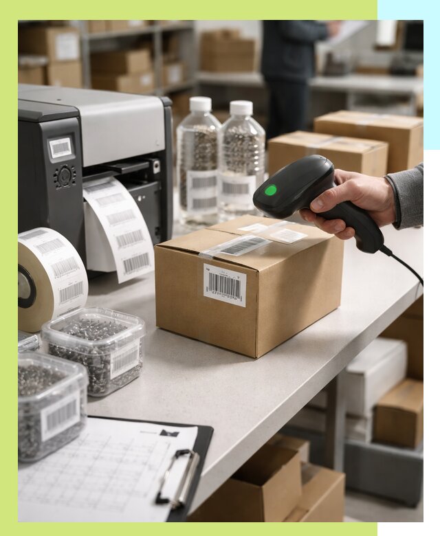 Штрихкодирование продукции и маркировка для продажи в Краснотурьинске