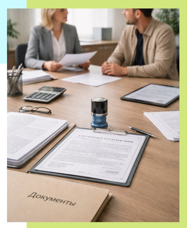 Сертификат соответствия на продукцию в Краснотурьинске от 15950 р.|Алешин-Кту