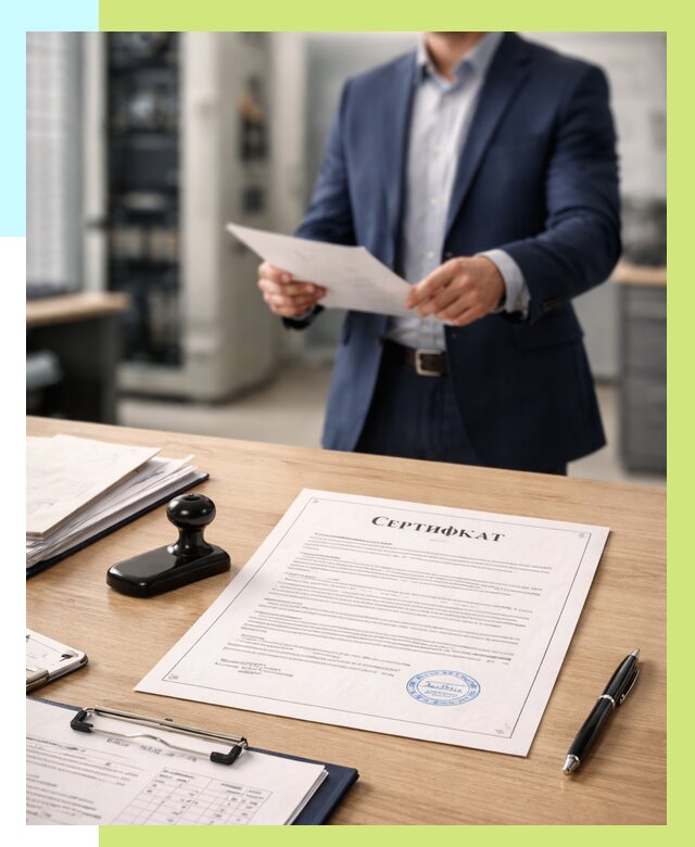 Сертификат на оборудование в Краснотурьинске от 15950 р. | Алешин-Кту