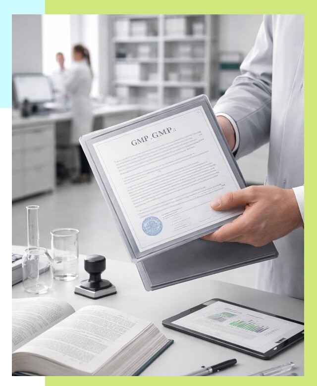 Сертификат GMP в Краснотурьинске под ключ от 90381 р. | Алешин-Кту