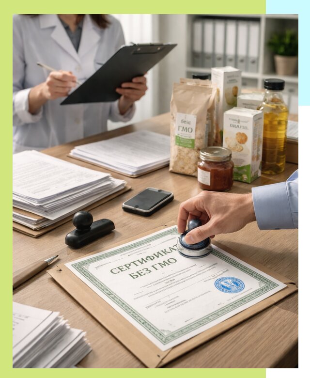 Получение сертификата Без ГМО для продукции в Краснотурьинске