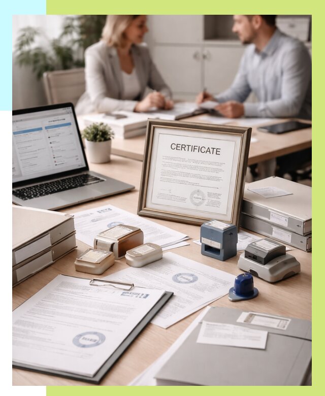 Сертификация компании в Краснотурьинске от 47849 р. | Алешин-Кту — заказ